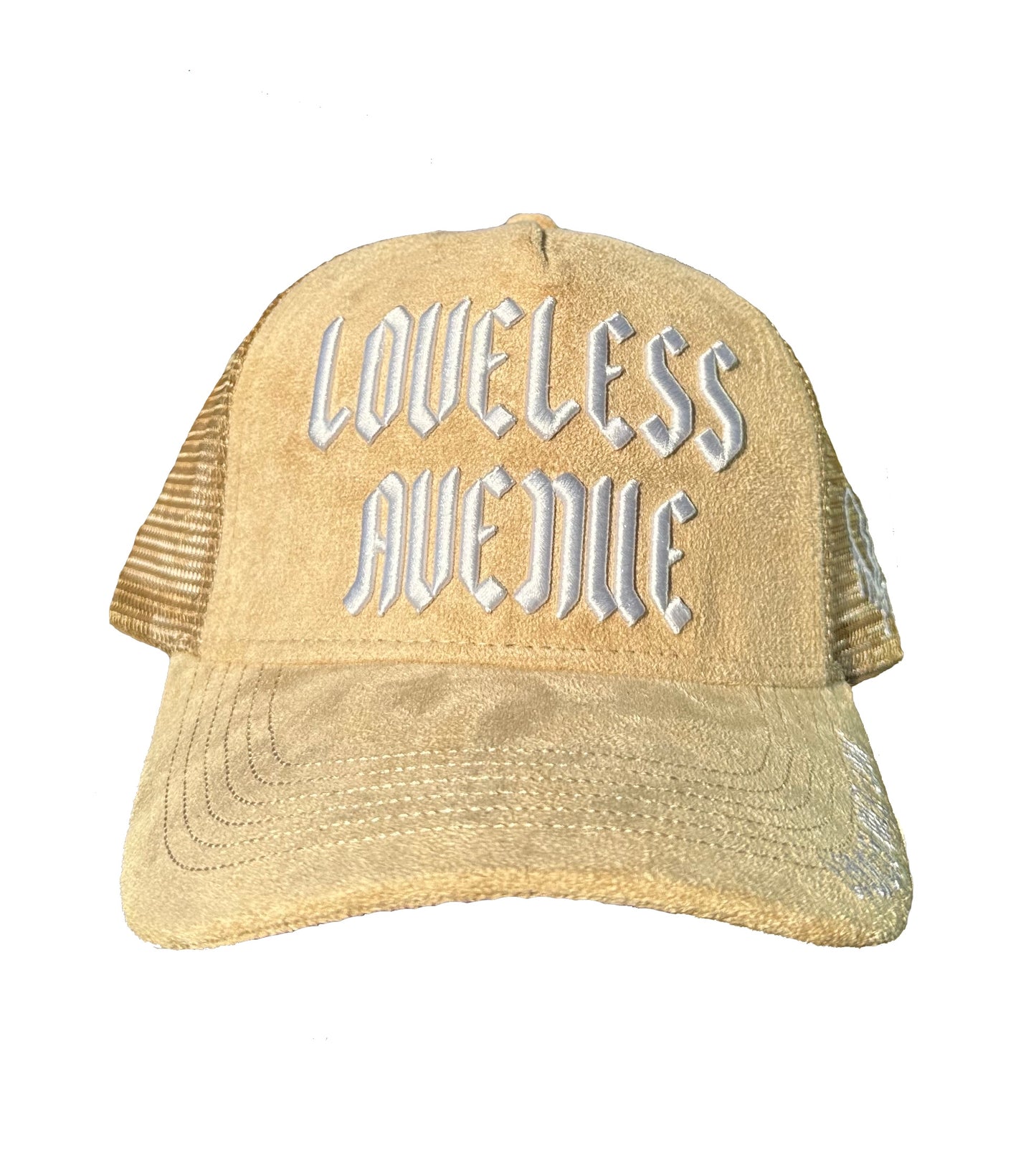 Tan Loveless Avenue Trucker Hat