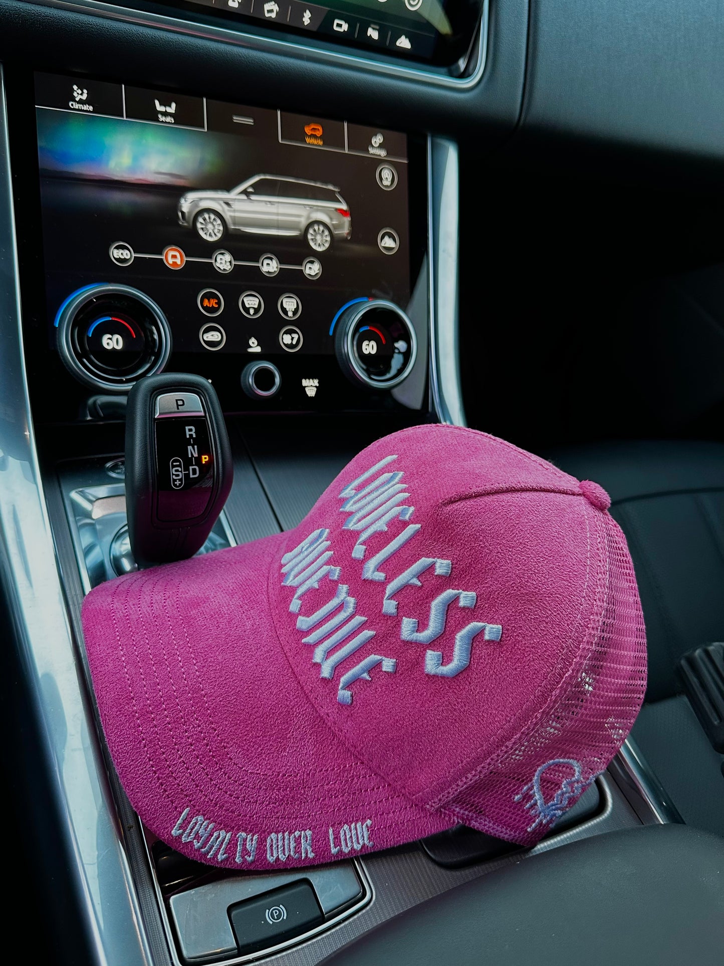 Pink Loveless Avenue Trucker Hat